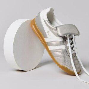 Gola Women's Stadium '86 Metallic Sneaker Color Champagne/Off White
